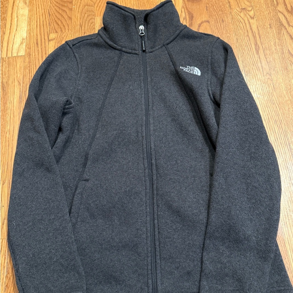 The North Face Charcoal Zip-Up Jacket